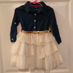 Denim & tutu dress